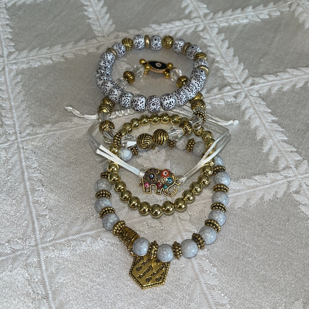 New Boho stackable stretch bracelets. (5) - Picture 2 of 2